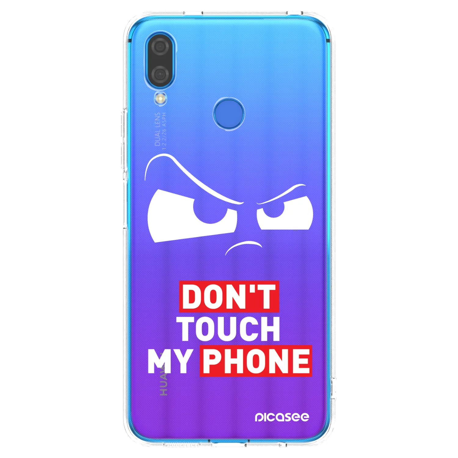 Picasee átlátszó szilikon tok az alábbi mobiltelefonokra Huawei Nova 3i - Cloudy Eye - Transparent