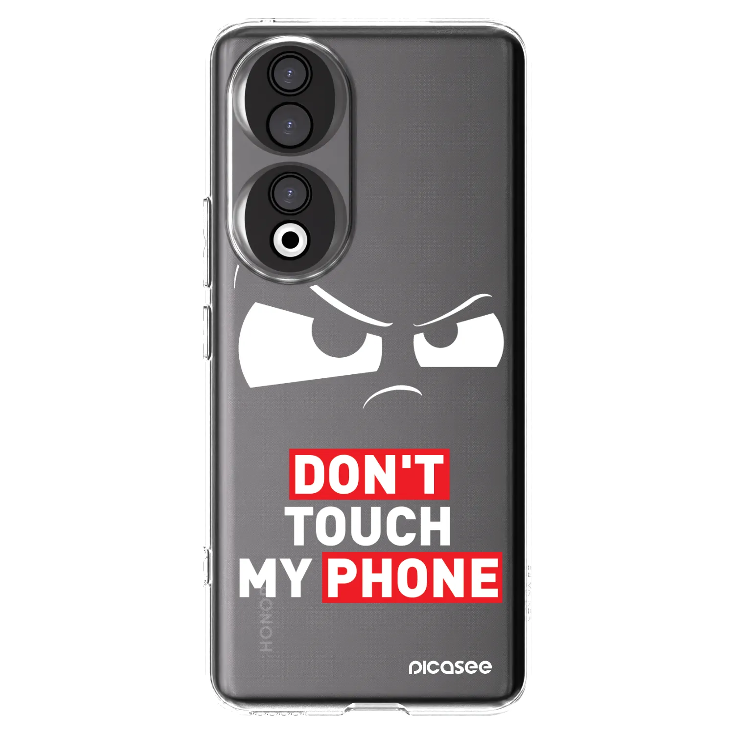 Picasee átlátszó szilikon tok az alábbi mobiltelefonokra Honor 90 5G - Cloudy Eye - Transparent