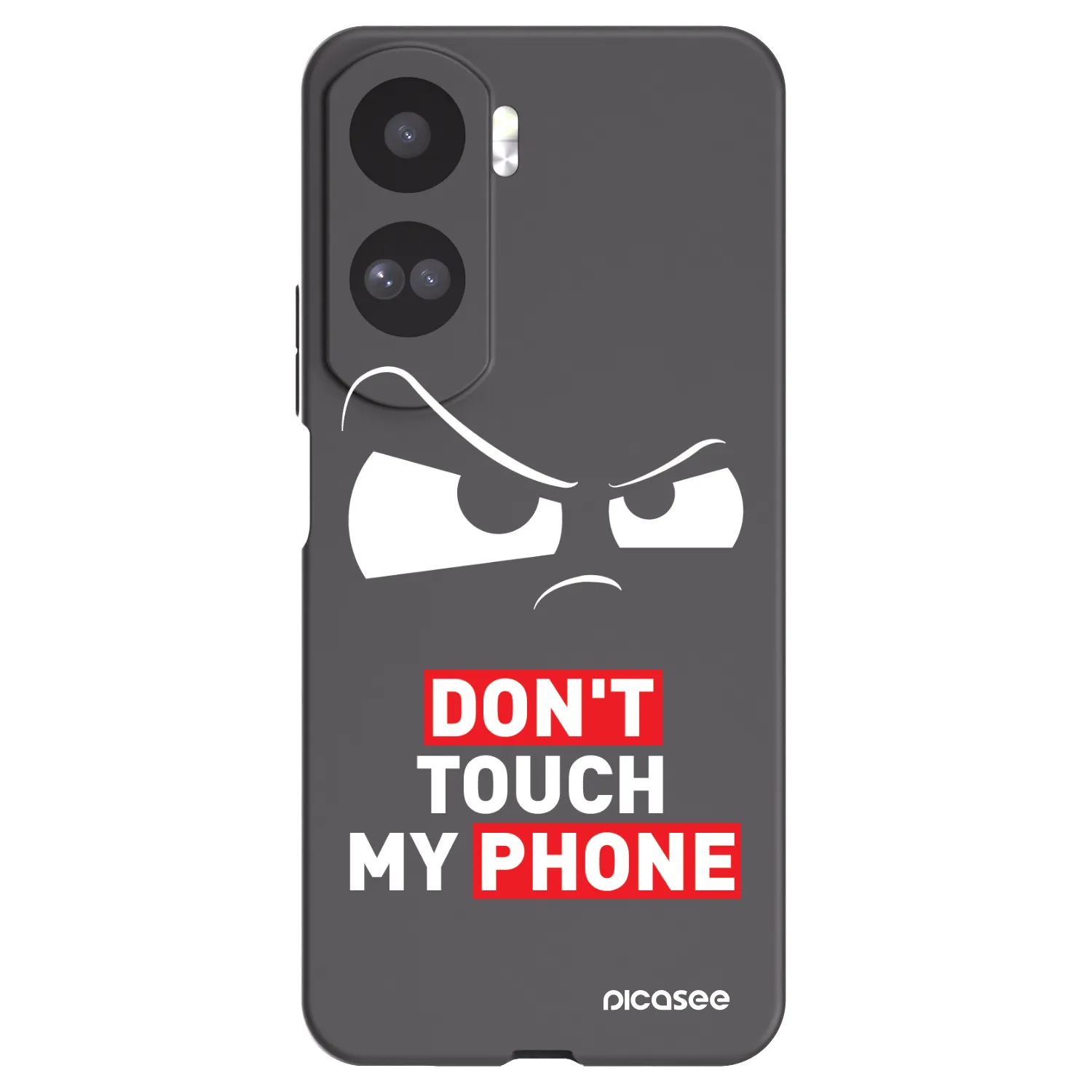 Picasee fekete szilikon tok az alábbi mobiltelefonokra Honor 90 Lite 5G - Cloudy Eye - Transparent