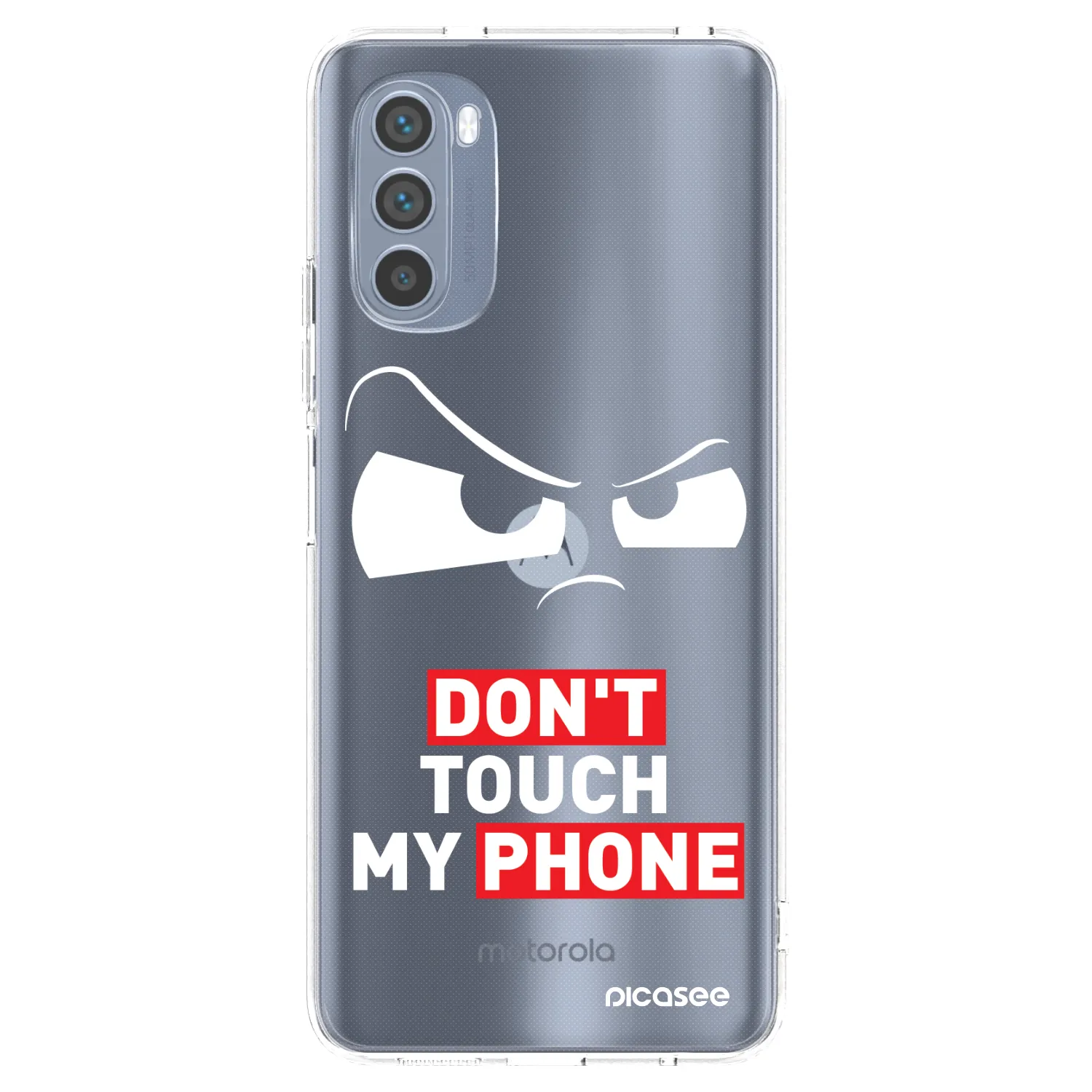 Picasee átlátszó szilikon tok az alábbi mobiltelefonokra Motorola Moto G62 - Cloudy Eye - Transparent