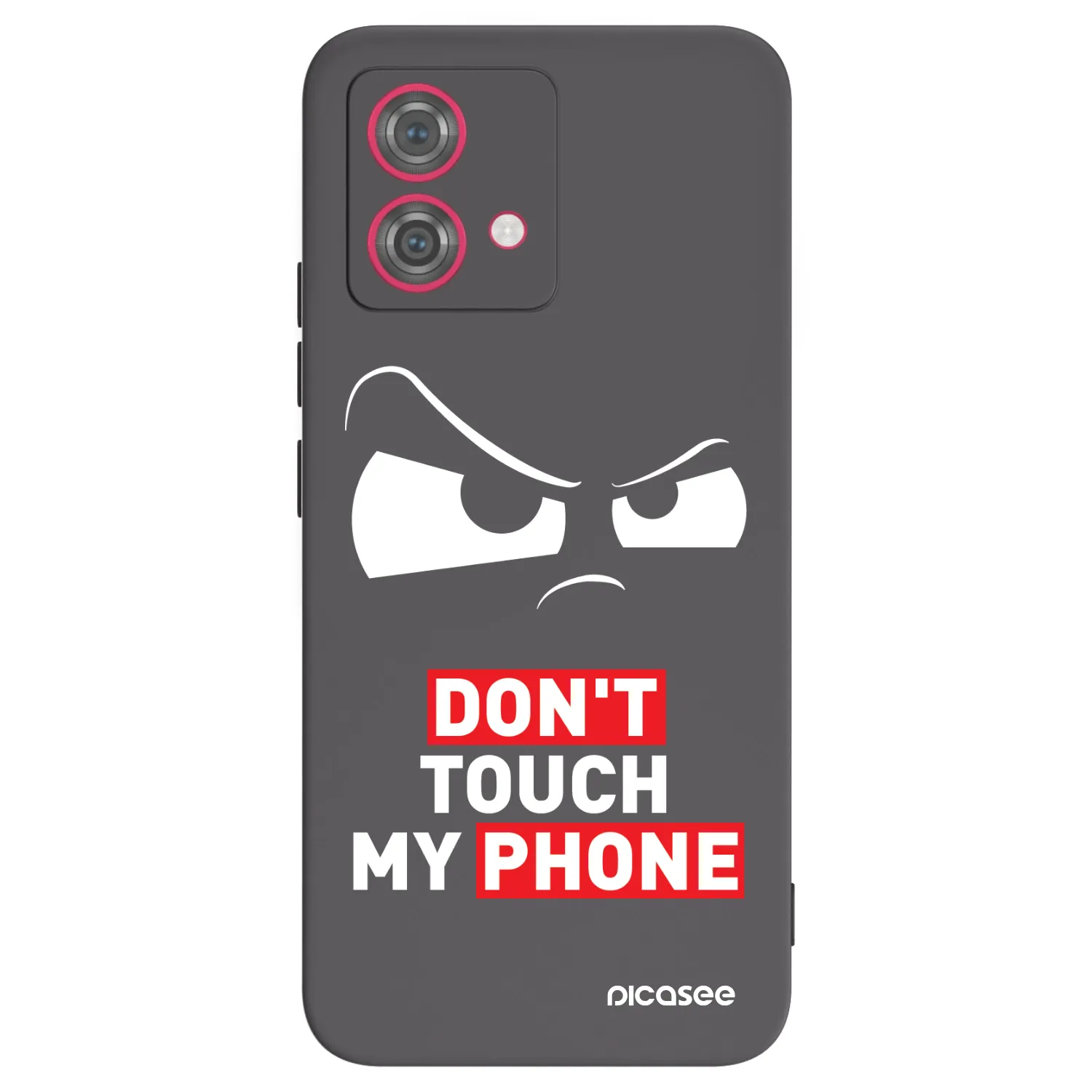 Picasee fekete szilikon tok az alábbi mobiltelefonokra Motorola Moto G84 5G - Cloudy Eye - Transparent