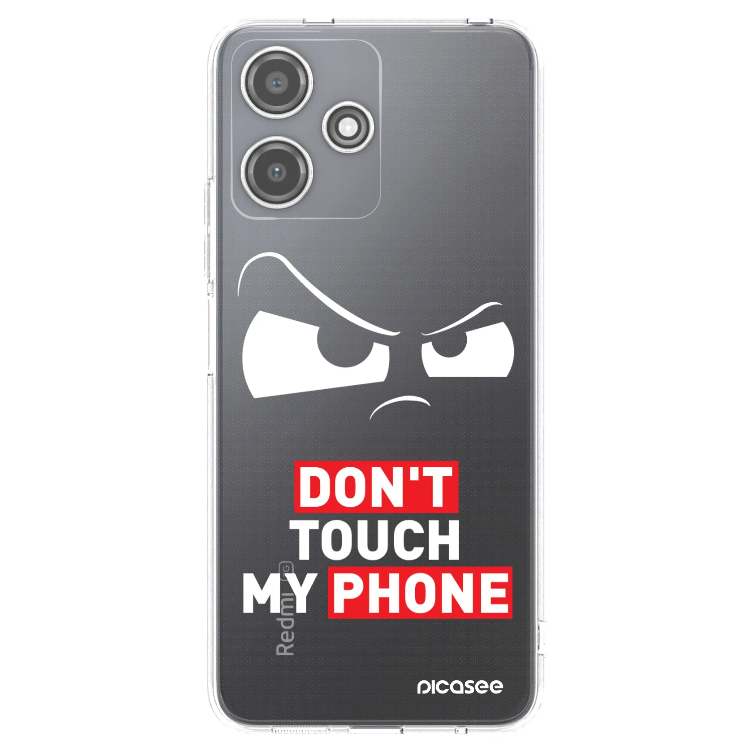 Picasee átlátszó szilikon tok az alábbi mobiltelefonokra Xiaomi Redmi 12 5G - Cloudy Eye - Transparent