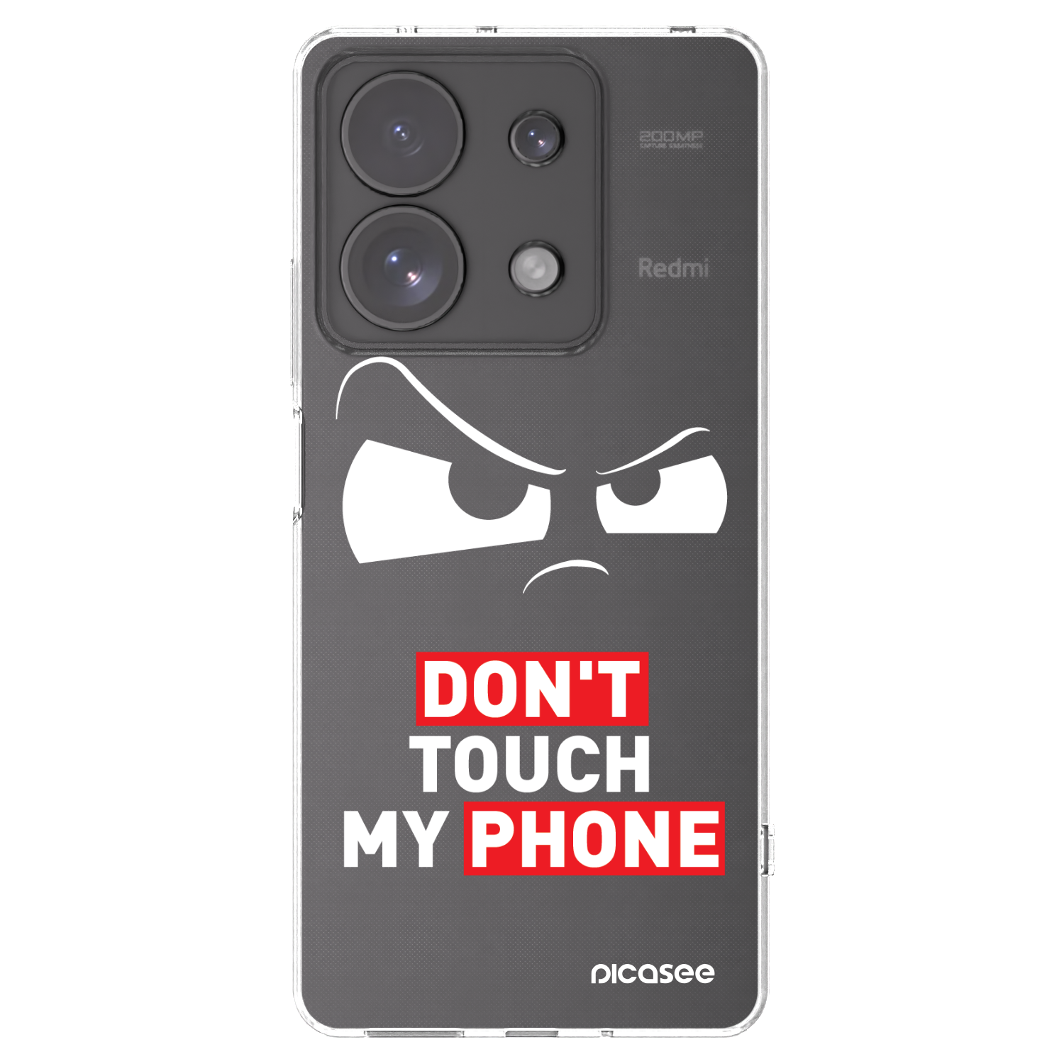 Picasee átlátszó szilikon tok az alábbi mobiltelefonokra Xiaomi Redmi Note 13 Pro 4G - Cloudy Eye - Transparent