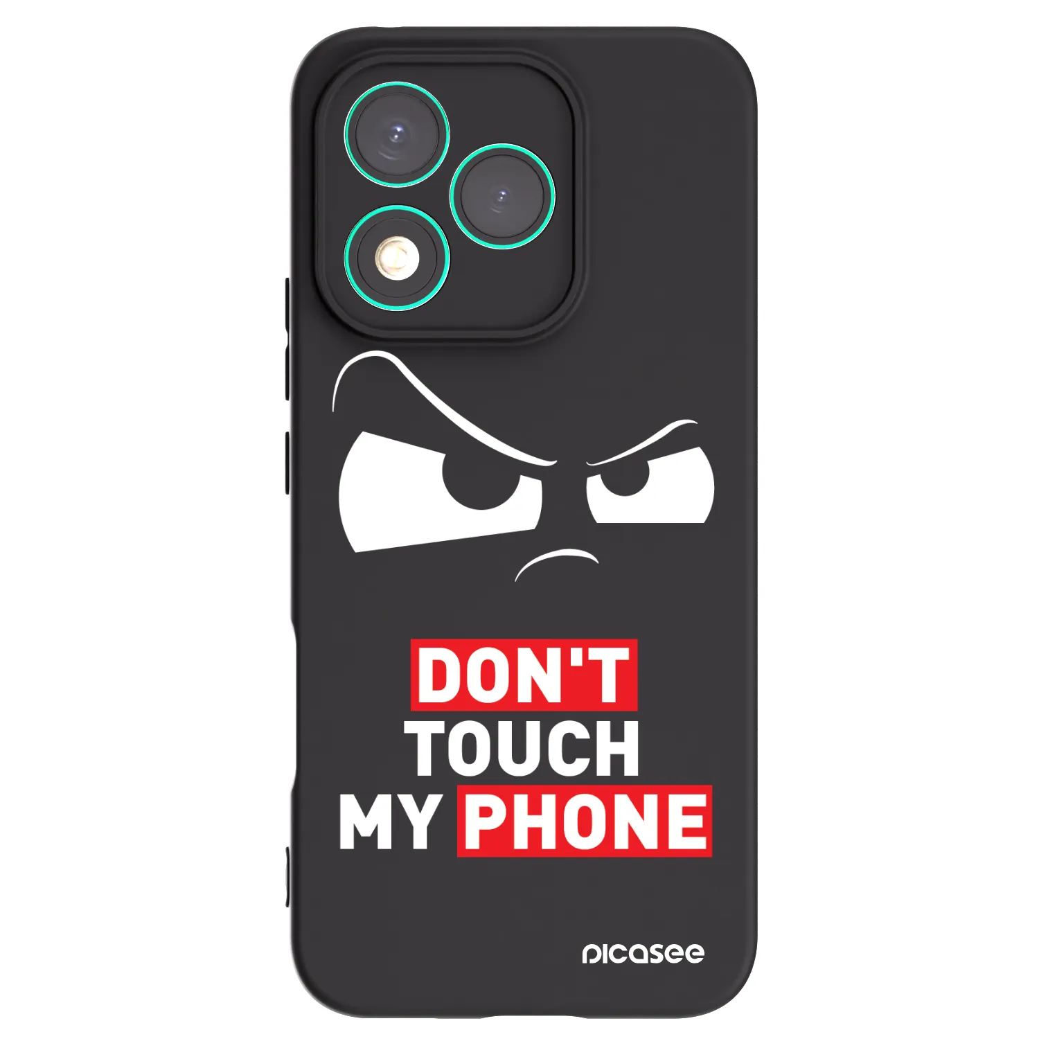 Picasee fekete szilikon tok az alábbi mobiltelefonokra Honor 400 Lite 5G - Cloudy Eye - Transparent