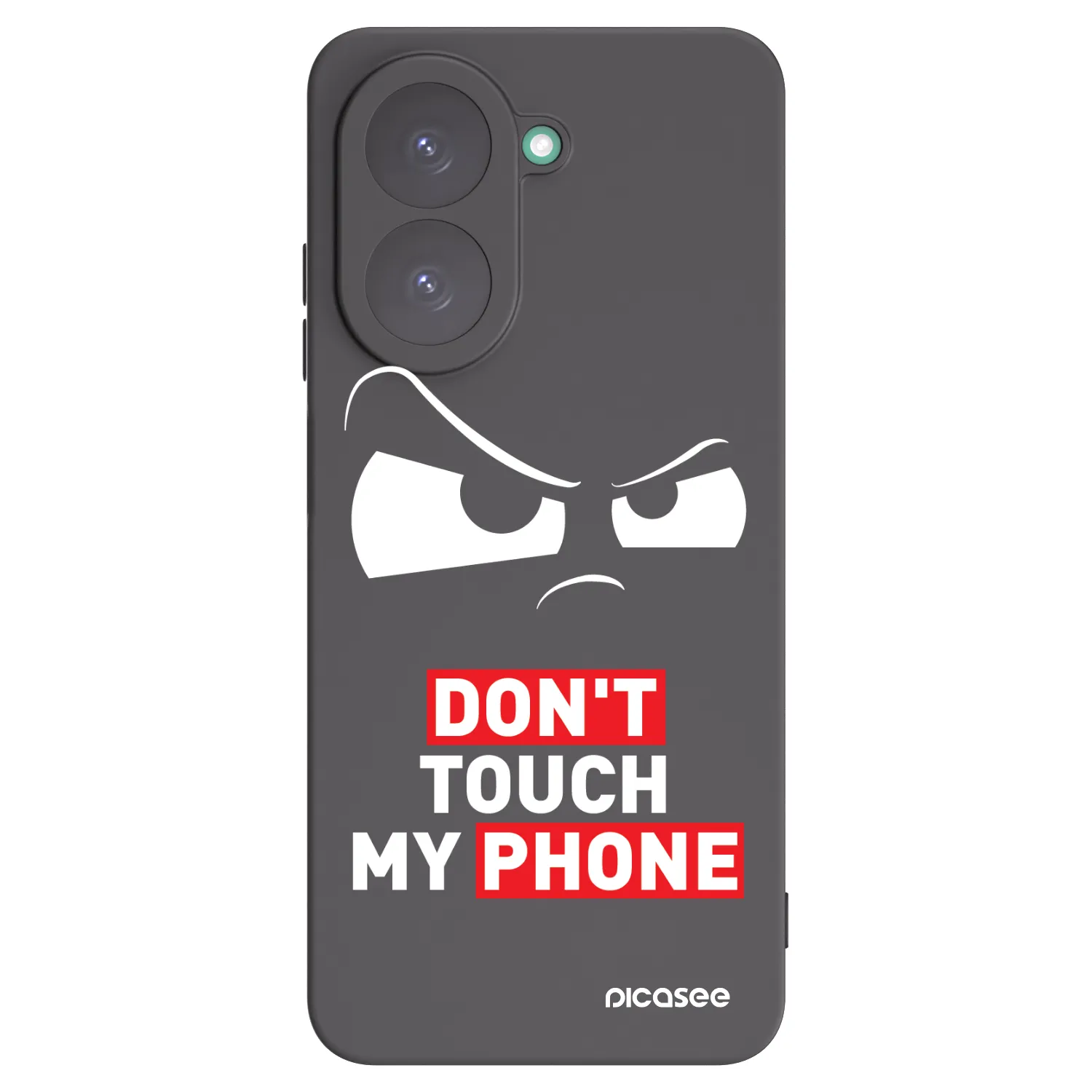 Picasee fekete szilikon tok az alábbi mobiltelefonokra Xiaomi Redmi A5 - Cloudy Eye - Transparent