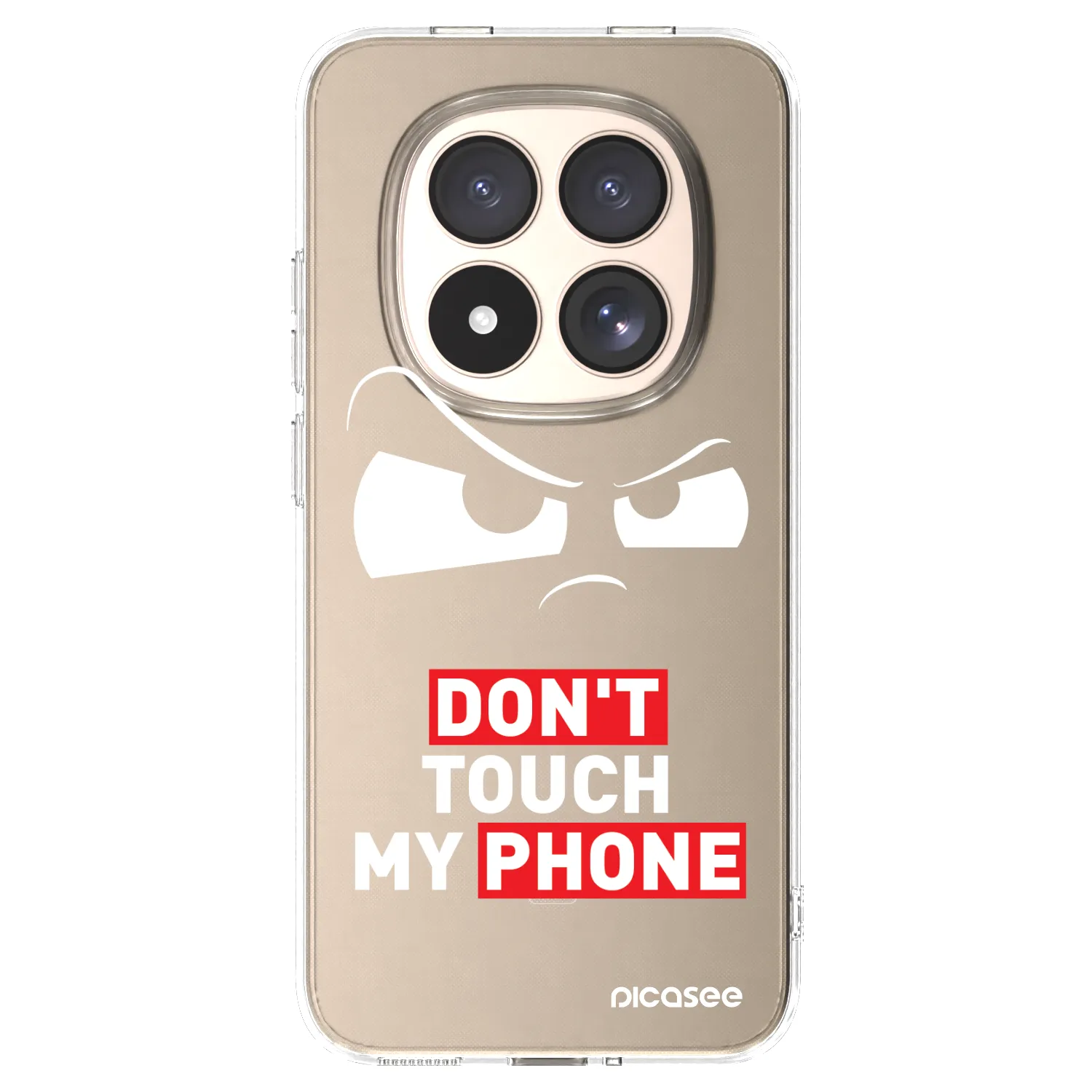 Picasee átlátszó szilikon tok az alábbi mobiltelefonokra Xiaomi Redmi Note 15 Pro 4G - Cloudy Eye - Transparent