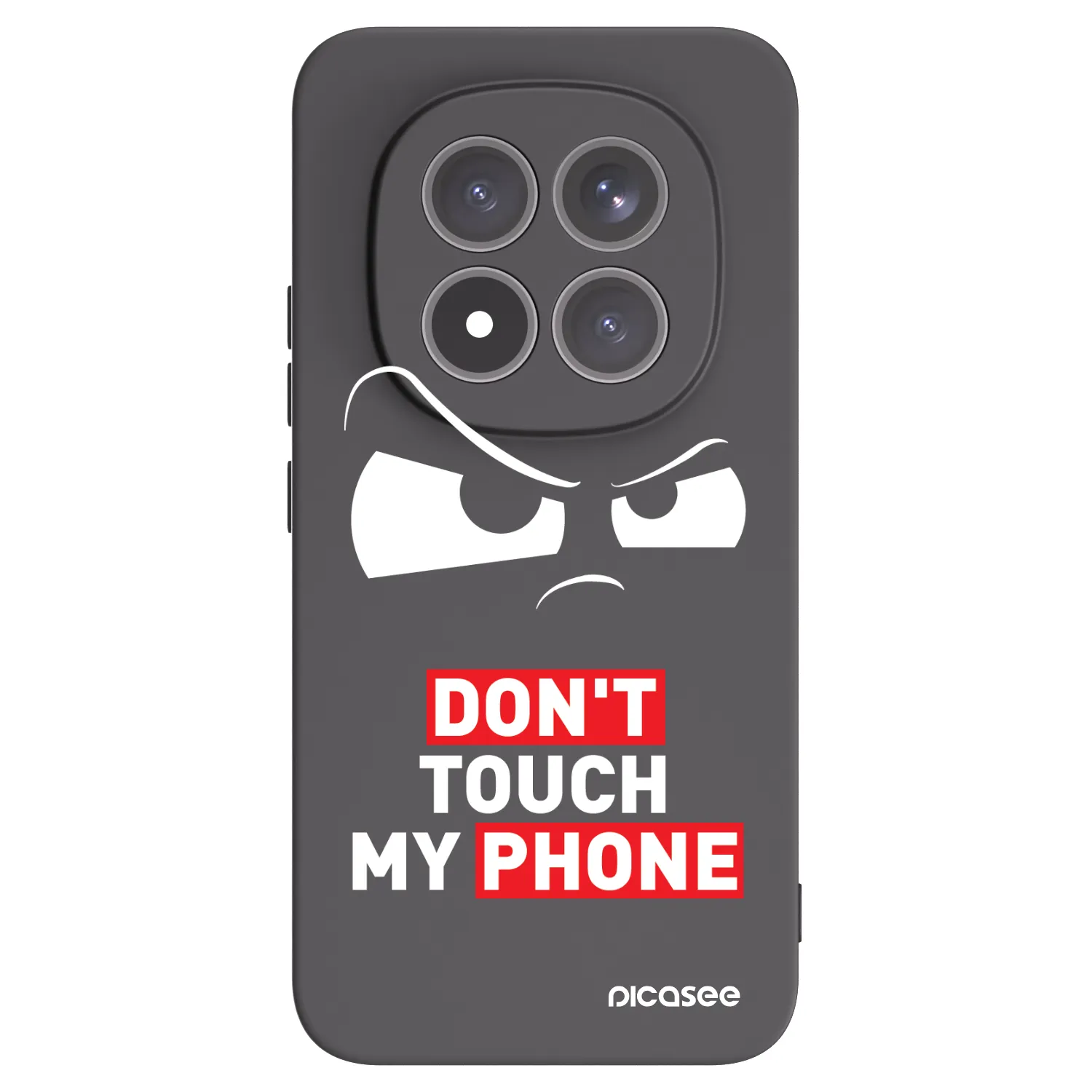 Picasee fekete szilikon tok az alábbi mobiltelefonokra Xiaomi Redmi Note 15 Pro+ - Cloudy Eye - Transparent