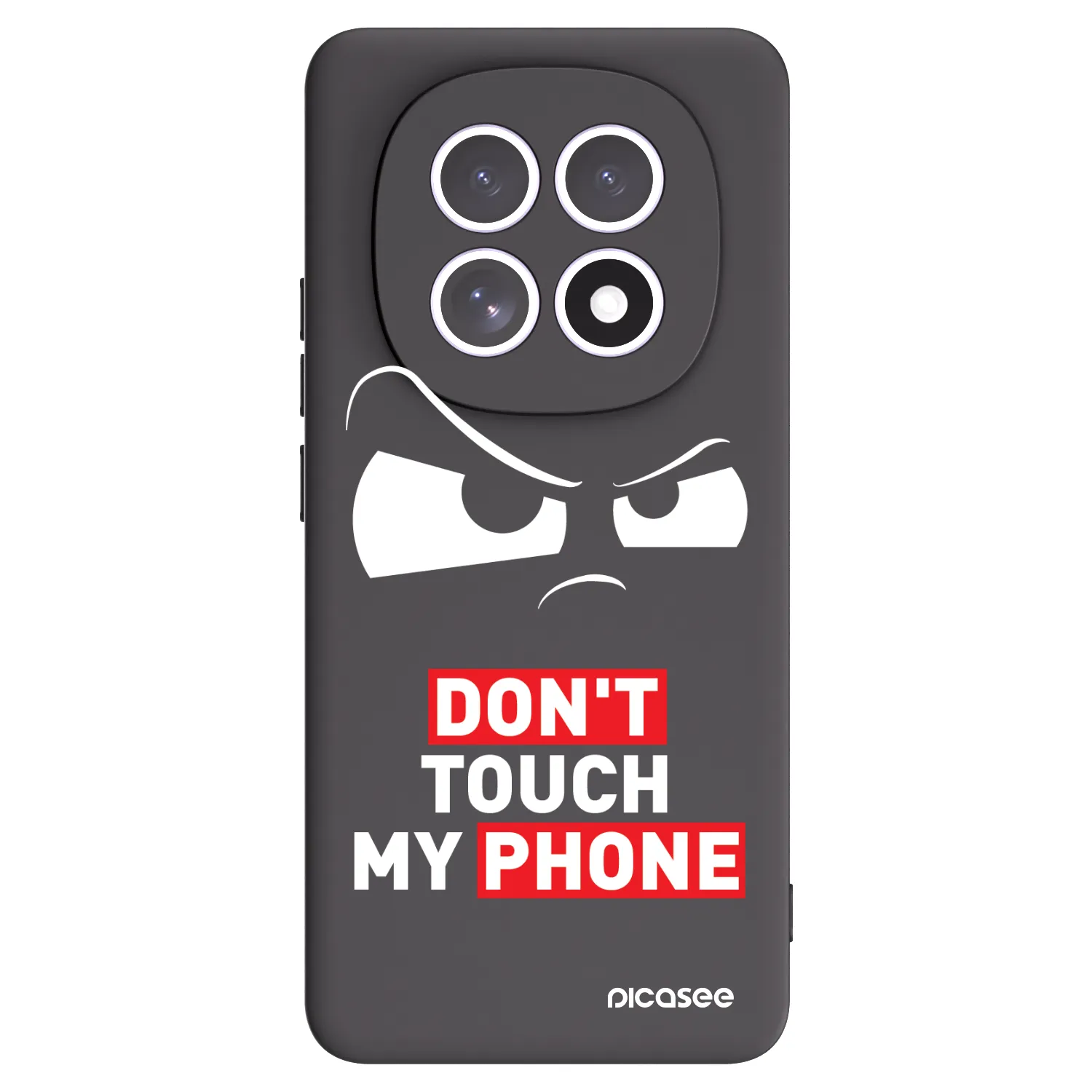 Picasee fekete szilikon tok az alábbi mobiltelefonokra Xiaomi Redmi Note 15 - Cloudy Eye - Transparent