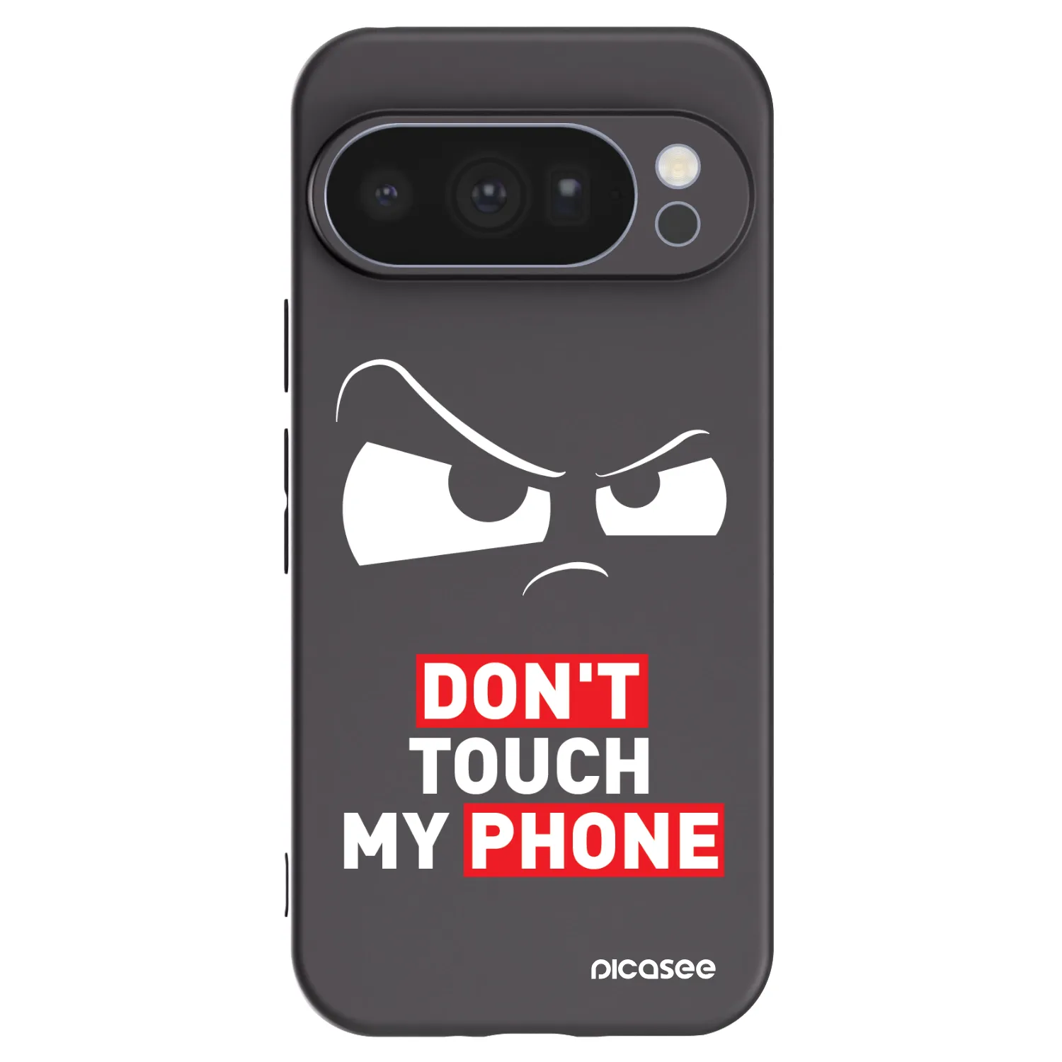 Picasee fekete szilikon tok az alábbi mobiltelefonokra Google Pixel 10 Pro - Cloudy Eye - Transparent