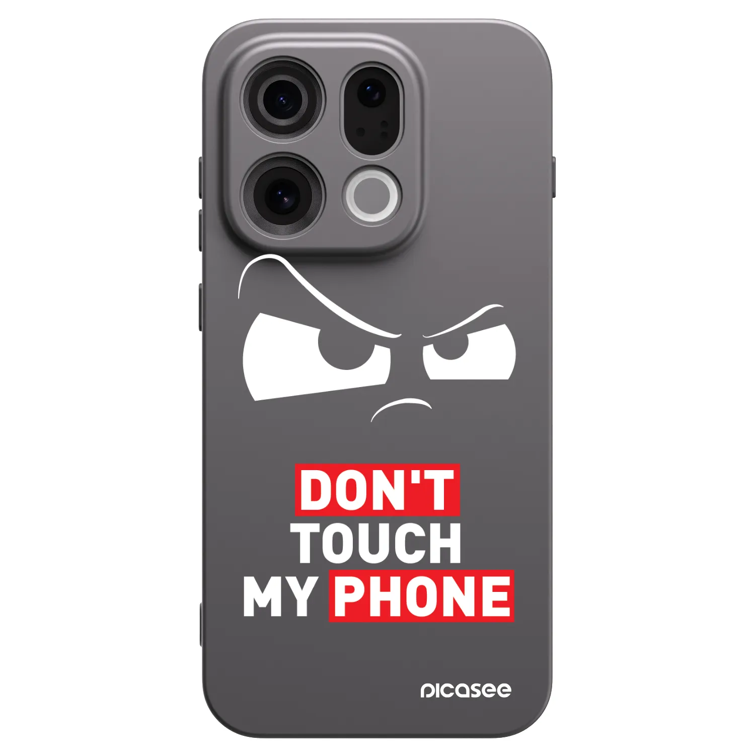 Picasee fekete szilikon tok az alábbi mobiltelefonokra OPPO Find X9 - Cloudy Eye - Transparent