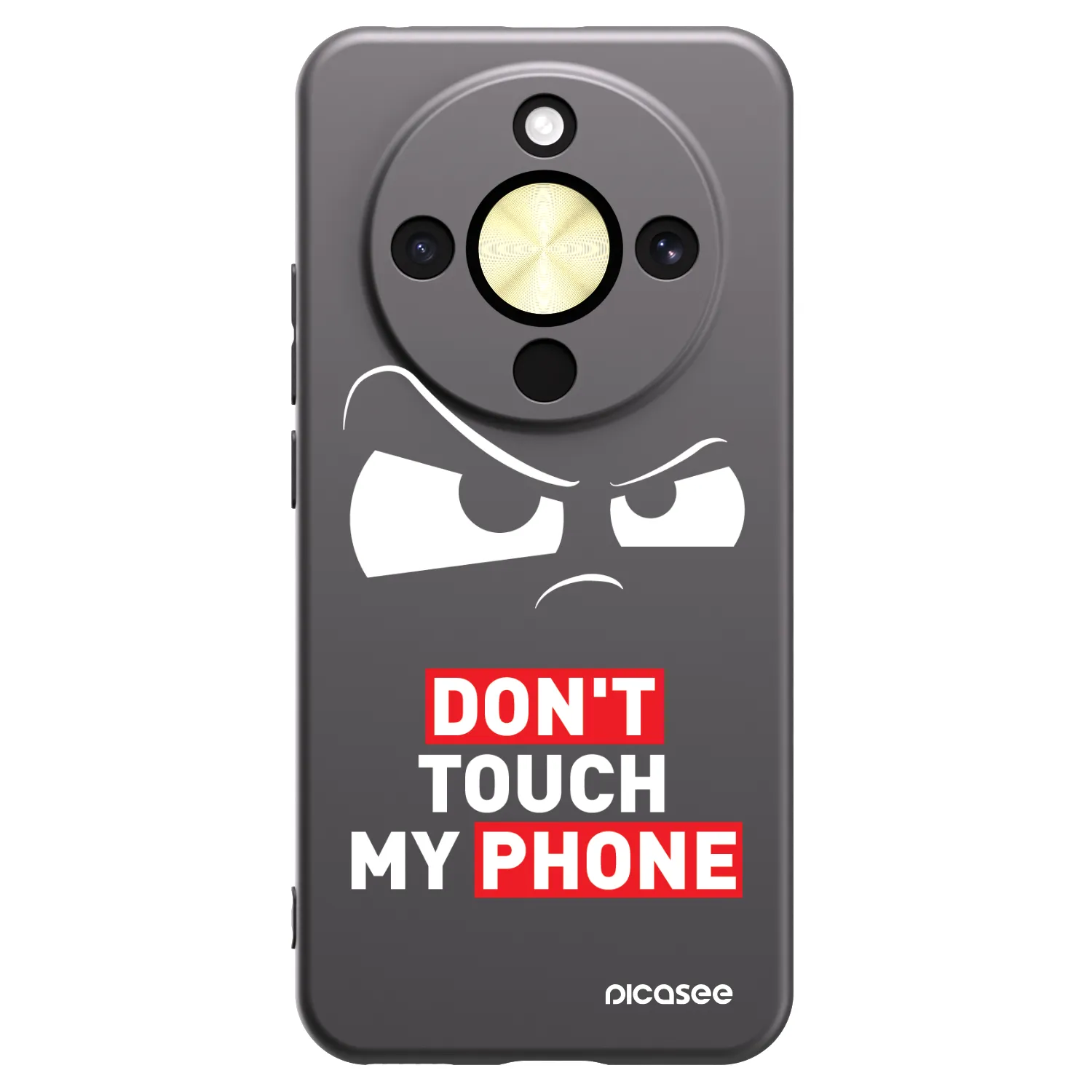 Picasee fekete szilikon tok az alábbi mobiltelefonokra Honor Magic8 Lite 5G - Cloudy Eye - Transparent