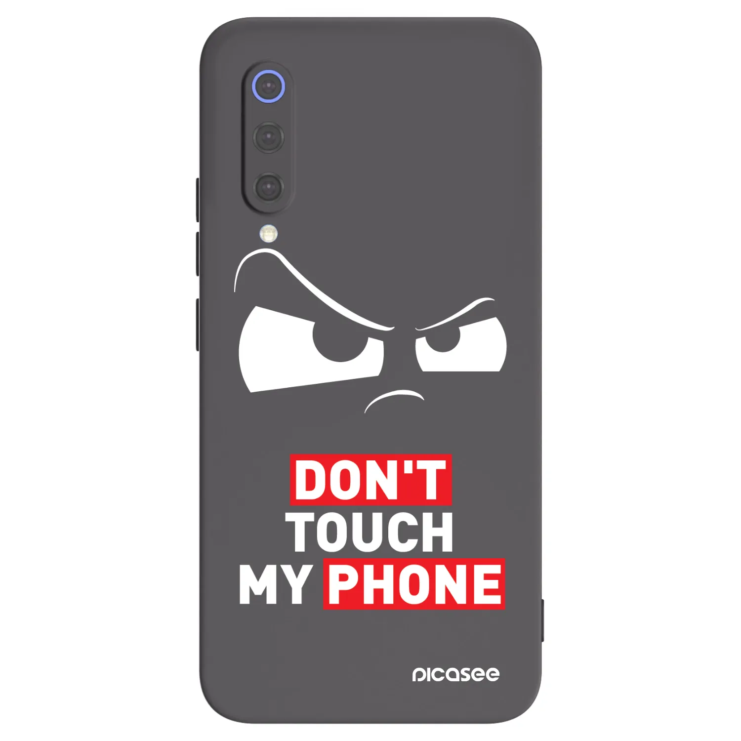 Picasee fekete szilikon tok az alábbi mobiltelefonokra Xiaomi Mi 9 SE - Cloudy Eye - Transparent