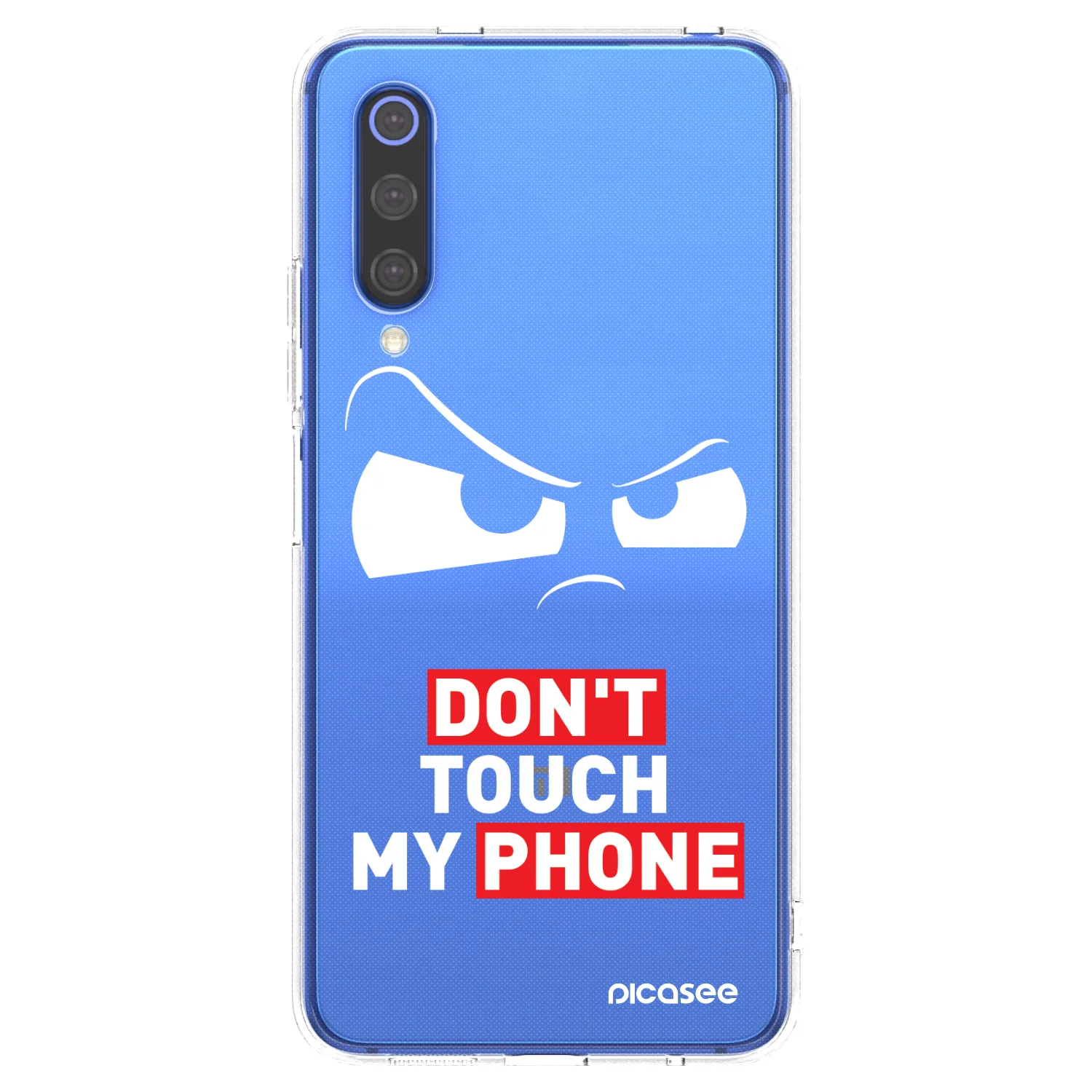 Picasee átlátszó szilikon tok az alábbi mobiltelefonokra Xiaomi Mi 9 SE - Cloudy Eye - Transparent