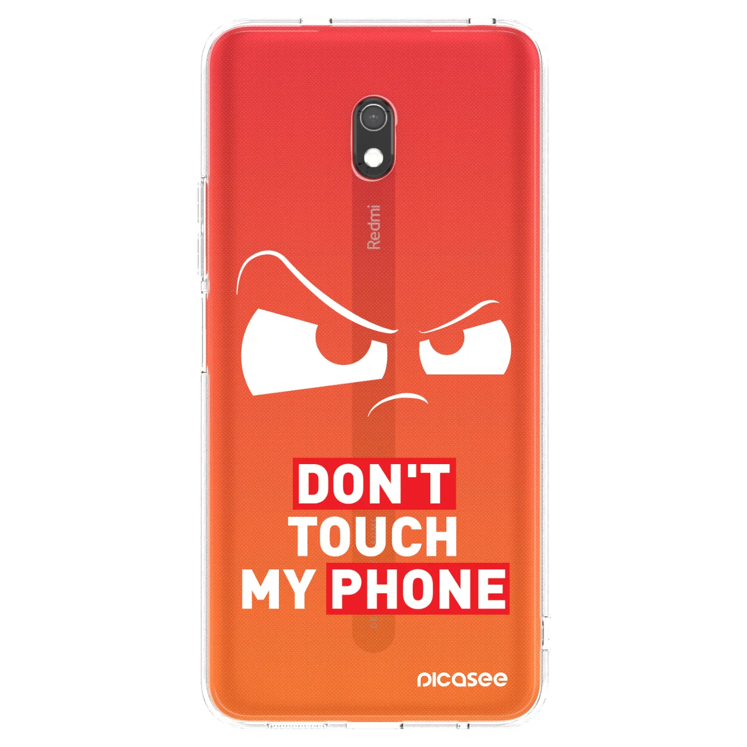 Picasee átlátszó szilikon tok az alábbi mobiltelefonokra Xiaomi Redmi 8A - Cloudy Eye - Transparent