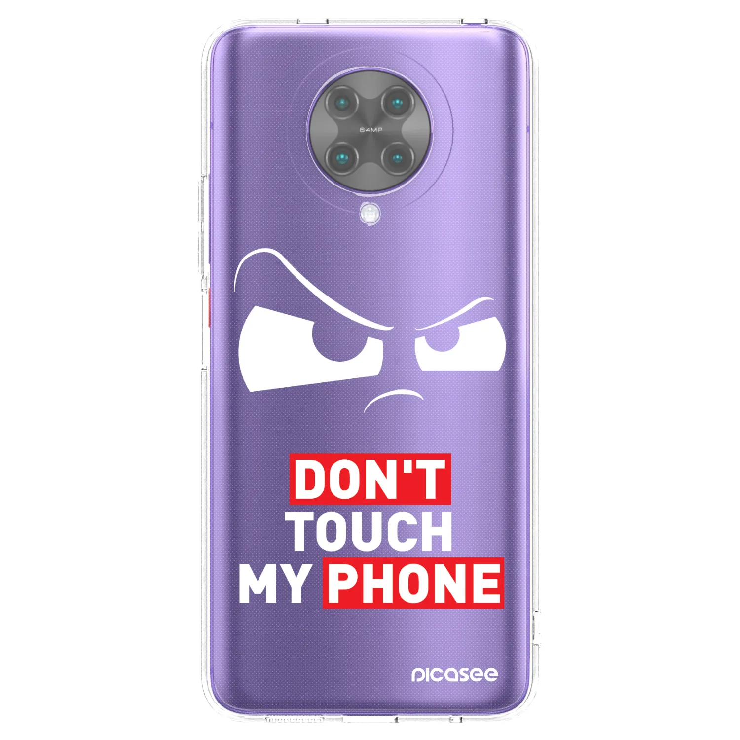 Picasee átlátszó szilikon tok az alábbi mobiltelefonokra Xiaomi Poco F2 Pro - Cloudy Eye - Transparent