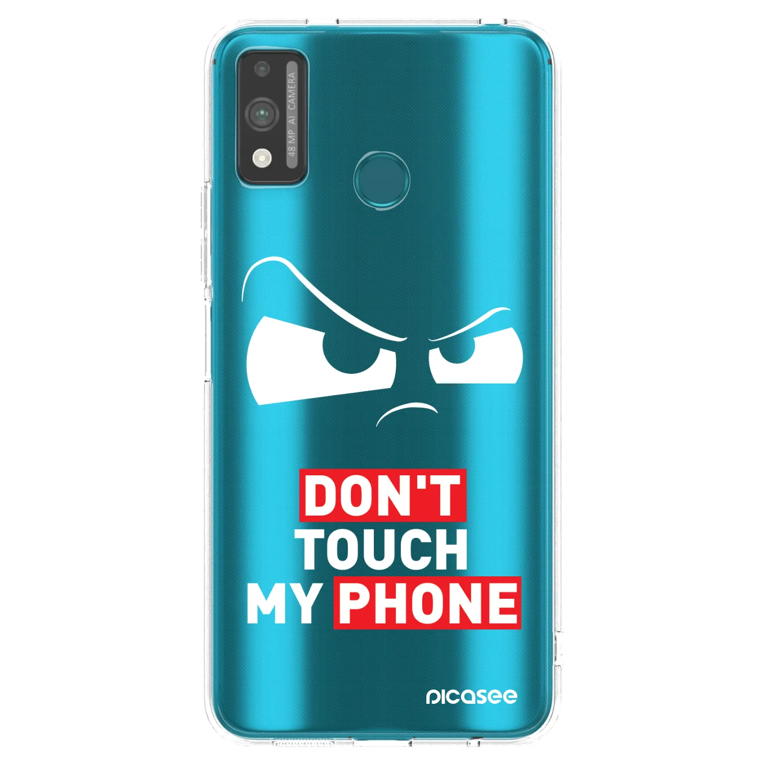 Picasee átlátszó szilikon tok az alábbi mobiltelefonokra Honor 9X Lite - Cloudy Eye - Transparent
