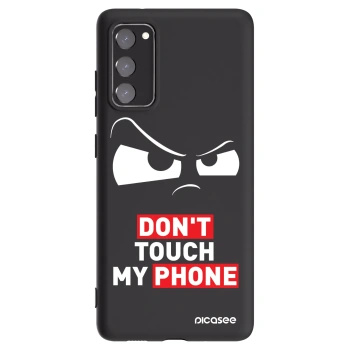 Picasee fekete szilikon tok az alábbi mobiltelefonokra Samsung Galaxy S20 FE - Cloudy Eye - Transparent