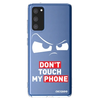 Picasee átlátszó szilikon tok az alábbi mobiltelefonokra Samsung Galaxy S20 FE - Cloudy Eye - Transparent