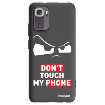 Picasee fekete szilikon tok az alábbi mobiltelefonokra Xiaomi Redmi Note 10 - Cloudy Eye - Transparent