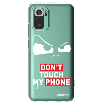 Picasee átlátszó szilikon tok az alábbi mobiltelefonokra Xiaomi Redmi Note 10 Pro - Cloudy Eye - Transparent