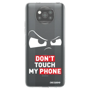 Picasee fekete szilikon tok az alábbi mobiltelefonokra Xiaomi Poco X3 Pro - Cloudy Eye - Transparent