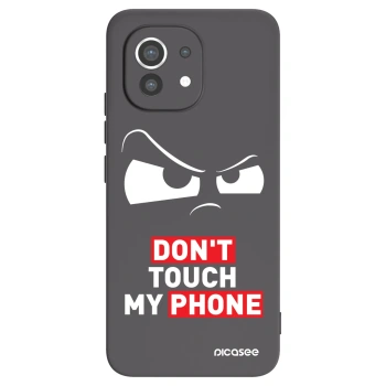 Picasee fekete szilikon tok az alábbi mobiltelefonokra Xiaomi Mi 11 - Cloudy Eye - Transparent