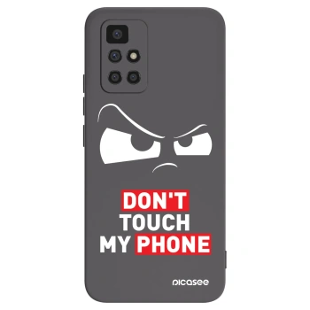 Picasee fekete szilikon tok az alábbi mobiltelefonokra Xiaomi Redmi 10 - Cloudy Eye - Transparent