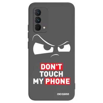 Picasee fekete szilikon tok az alábbi mobiltelefonokra Realme GT Master Edition 5G - Cloudy Eye - Transparent