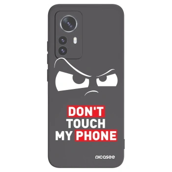 Picasee fekete szilikon tok az alábbi mobiltelefonokra Xiaomi 12 Pro - Cloudy Eye - Transparent