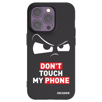 Picasee fekete szilikon tok az alábbi mobiltelefonokra Apple iPhone 14 Pro - Cloudy Eye - Transparent