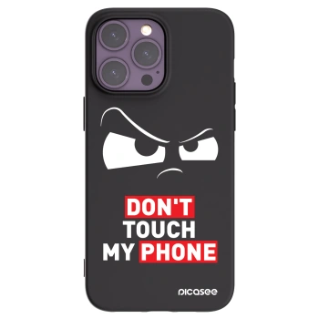 Picasee fekete szilikon tok az alábbi mobiltelefonokra Apple iPhone 14 Pro Max - Cloudy Eye - Transparent