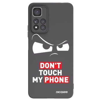 Picasee fekete szilikon tok az alábbi mobiltelefonokra Xiaomi Redmi Note 11 Pro+ 5G - Cloudy Eye - Transparent