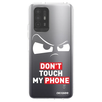 Picasee átlátszó szilikon tok az alábbi mobiltelefonokra OPPO A94 5G - Cloudy Eye - Transparent