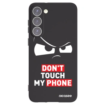 Picasee fekete szilikon tok az alábbi mobiltelefonokra Samsung Galaxy S23+ 5G - Cloudy Eye - Transparent