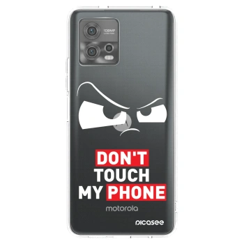 Picasee átlátszó szilikon tok az alábbi mobiltelefonokra Motorola Moto G72 - Cloudy Eye - Transparent