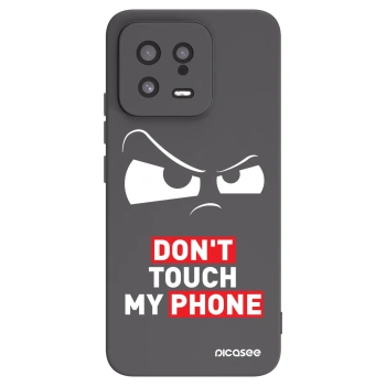 Picasee fekete szilikon tok az alábbi mobiltelefonokra Xiaomi 13 - Cloudy Eye - Transparent