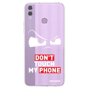 Picasee átlátszó szilikon tok az alábbi mobiltelefonokra Honor 8X - Cloudy Eye - Transparent