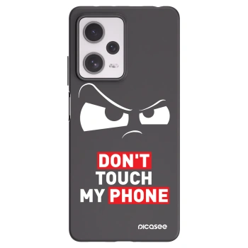 Picasee fekete szilikon tok az alábbi mobiltelefonokra Xiaomi Redmi Note 12 Pro+ 5G - Cloudy Eye - Transparent