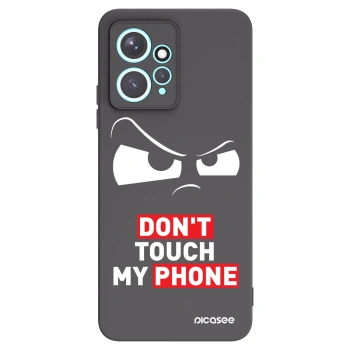 Picasee fekete szilikon tok az alábbi mobiltelefonokra Xiaomi Redmi Note 12 4G - Cloudy Eye - Transparent