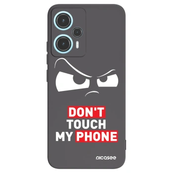 Picasee fekete szilikon tok az alábbi mobiltelefonokra Xiaomi Poco F5 - Cloudy Eye - Transparent