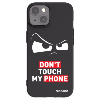 Picasee fekete szilikon tok az alábbi mobiltelefonokra Apple iPhone 15 - Cloudy Eye - Transparent