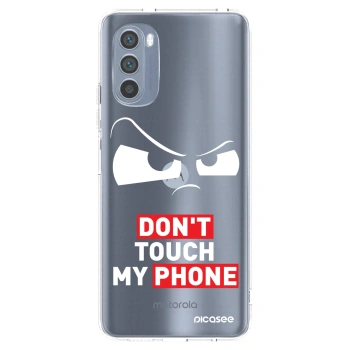 Picasee átlátszó szilikon tok az alábbi mobiltelefonokra Motorola Moto G62 - Cloudy Eye - Transparent