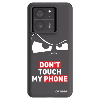 Picasee fekete szilikon tok az alábbi mobiltelefonokra Xiaomi 13T - Cloudy Eye - Transparent