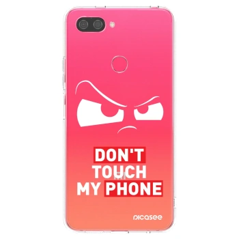 Picasee átlátszó szilikon tok az alábbi mobiltelefonokra Xiaomi Mi 8 Lite - Cloudy Eye - Transparent