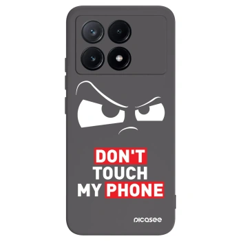 Picasee fekete szilikon tok az alábbi mobiltelefonokra Xiaomi Poco X6 Pro - Cloudy Eye - Transparent