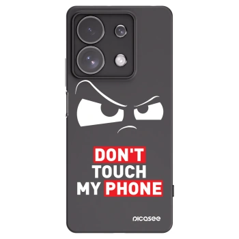 Picasee fekete szilikon tok az alábbi mobiltelefonokra Xiaomi Redmi Note 13 Pro 4G - Cloudy Eye - Transparent