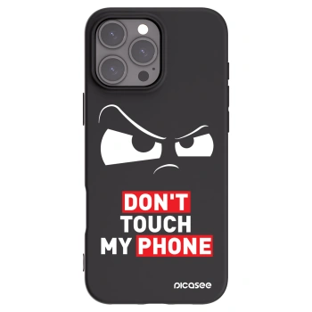 Picasee fekete szilikon tok az alábbi mobiltelefonokra Apple iPhone 16 Pro Max - Cloudy Eye - Transparent