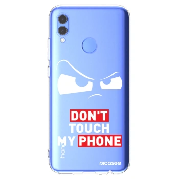 Picasee átlátszó szilikon tok az alábbi mobiltelefonokra Huawei P Smart 2019 - Cloudy Eye - Transparent