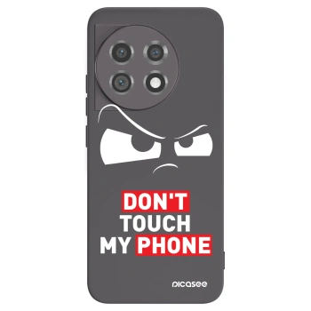 Picasee fekete szilikon tok az alábbi mobiltelefonokra OnePlus 11 5G - Cloudy Eye - Transparent