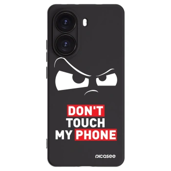 Picasee fekete szilikon tok az alábbi mobiltelefonokra Xiaomi Poco X7 Pro 5G - Cloudy Eye - Transparent